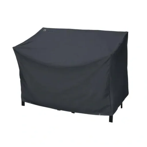 Cover for 3-seater garden bench, black