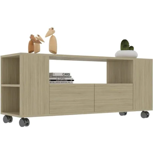 TV cabinet 120x35x43 cm chipboard Sonoma oak