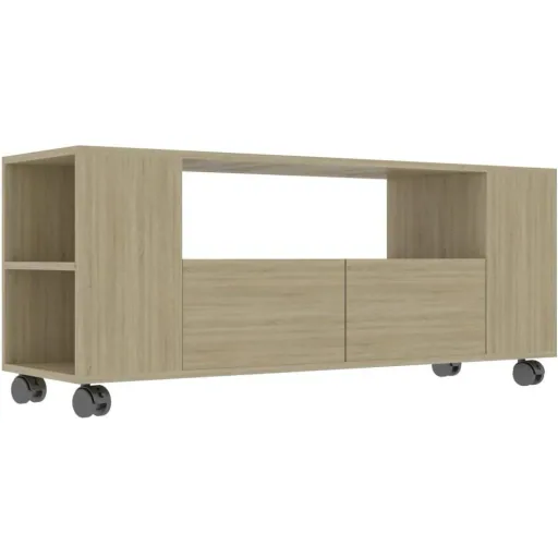 TV cabinet 120x35x43 cm chipboard Sonoma oak