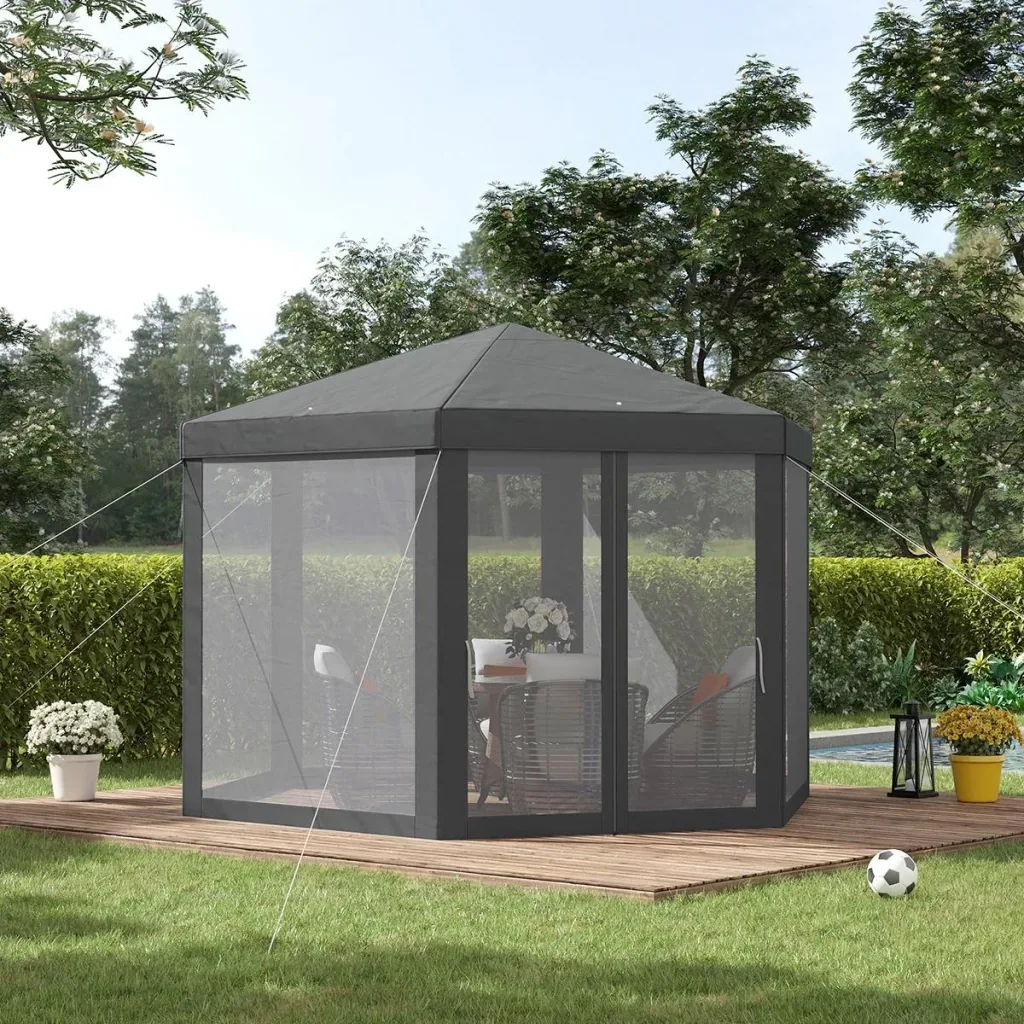 Pavilion garden pavilion with mosquito net