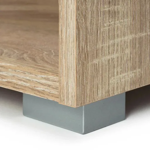 Vela oak bookcase with 2 shelves
