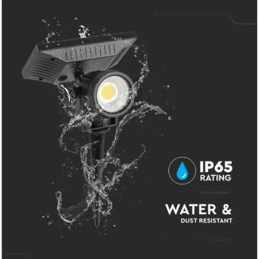 VT-952 Solar lamp with ground spike - 3000K - IP65