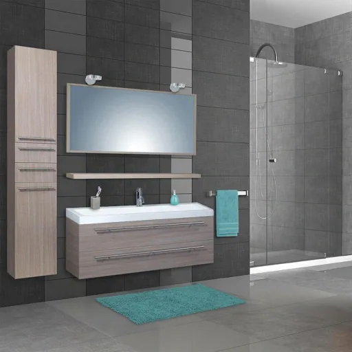 Bathroom furniture Force 125 cm - oak