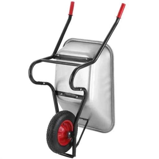 Wheelbarrow 100l - 250kg - load capacity with pneumatic wheels 40cm