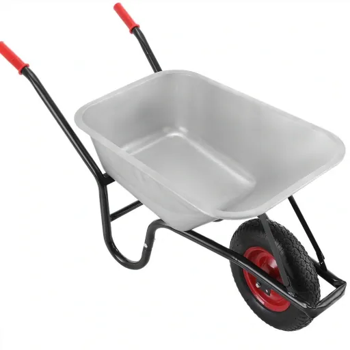 Wheelbarrow 100l - 250kg - load capacity with pneumatic wheels 40cm