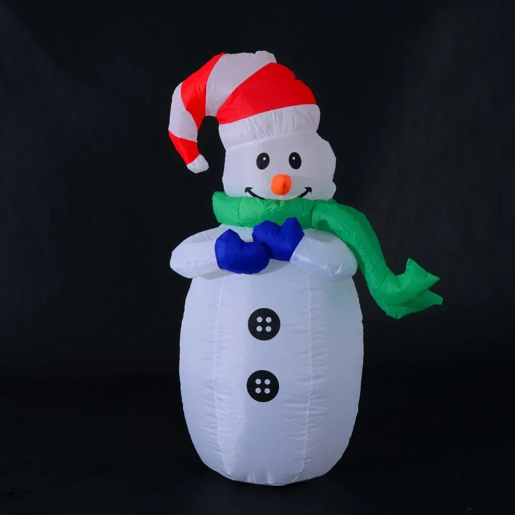 LED snowman inflatable Christmas decoration illuminated