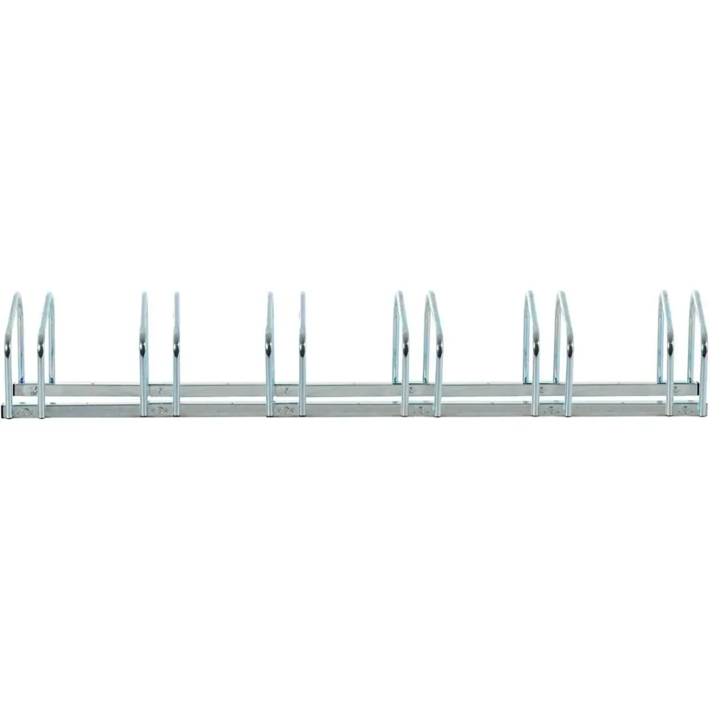 6-bike stand, bike stand, bicycle stand, galvanized steel