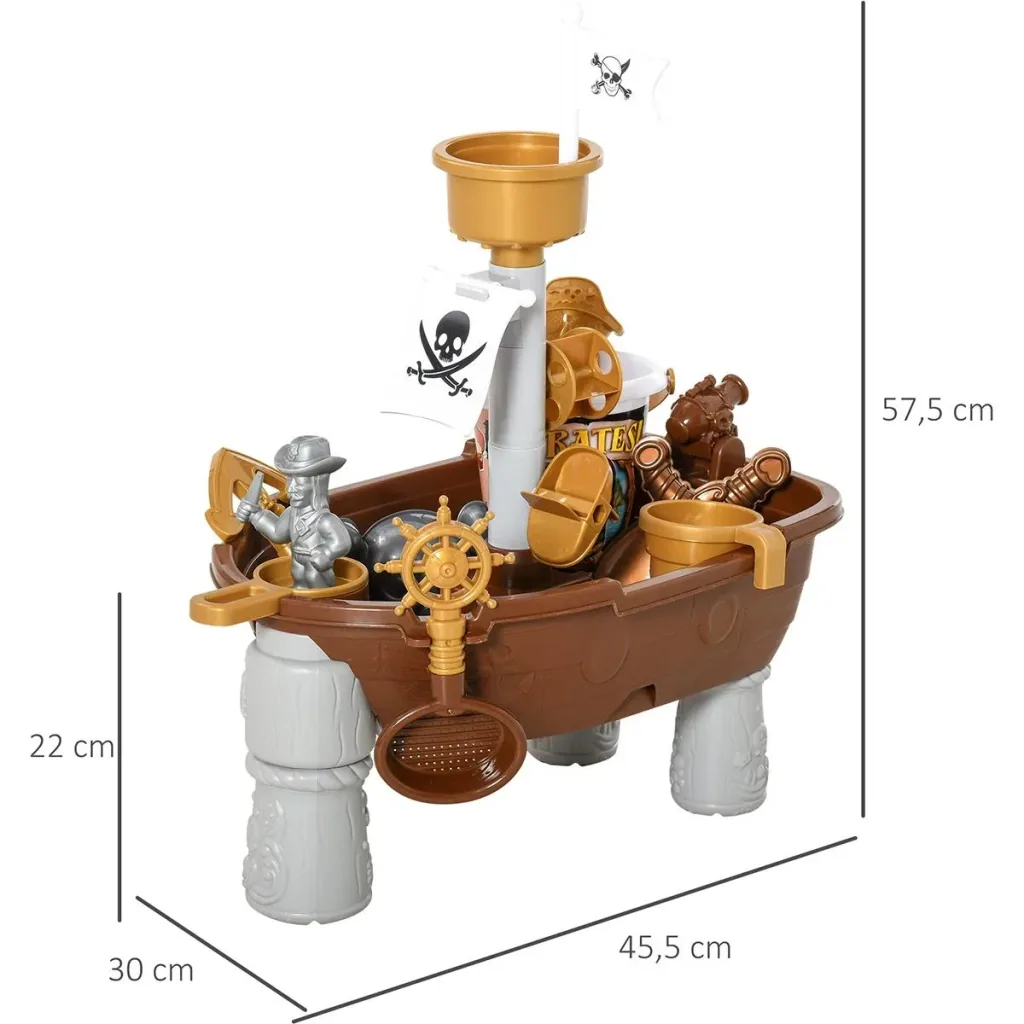 Children's sand toy pirate theme colorful
