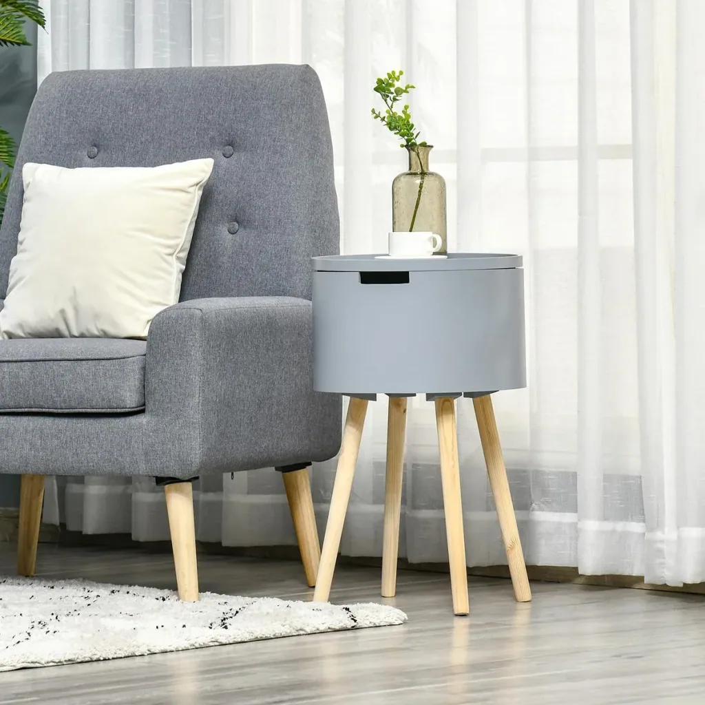 Side table 38 cm x 38 cm x 63 cm