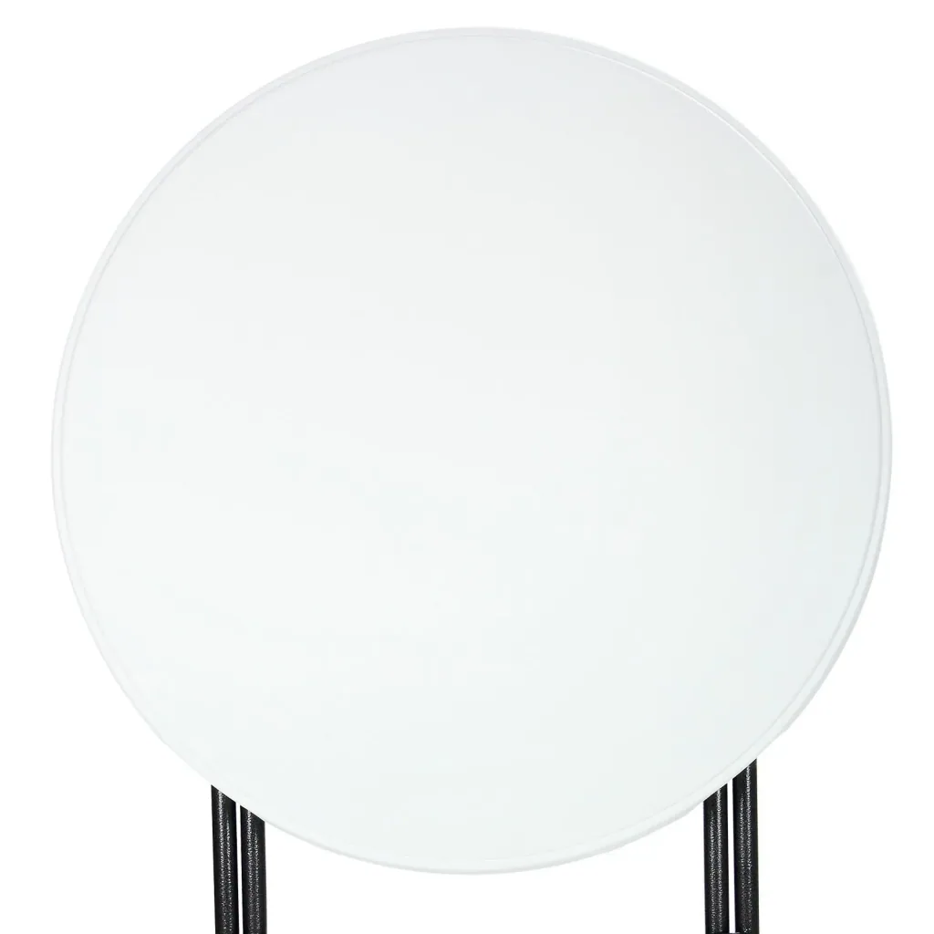 Bearded plastic folding Ø80cm white