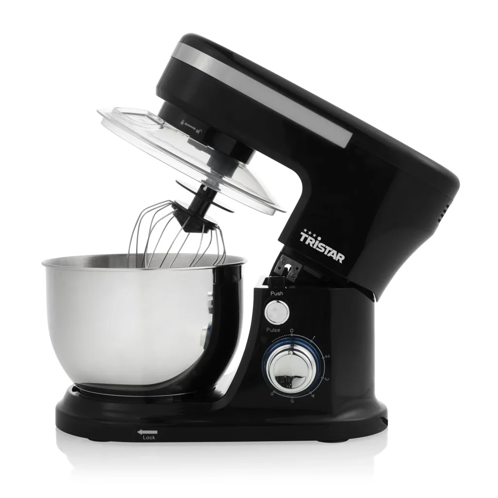 Food processor with 4 l stainless steel bowl