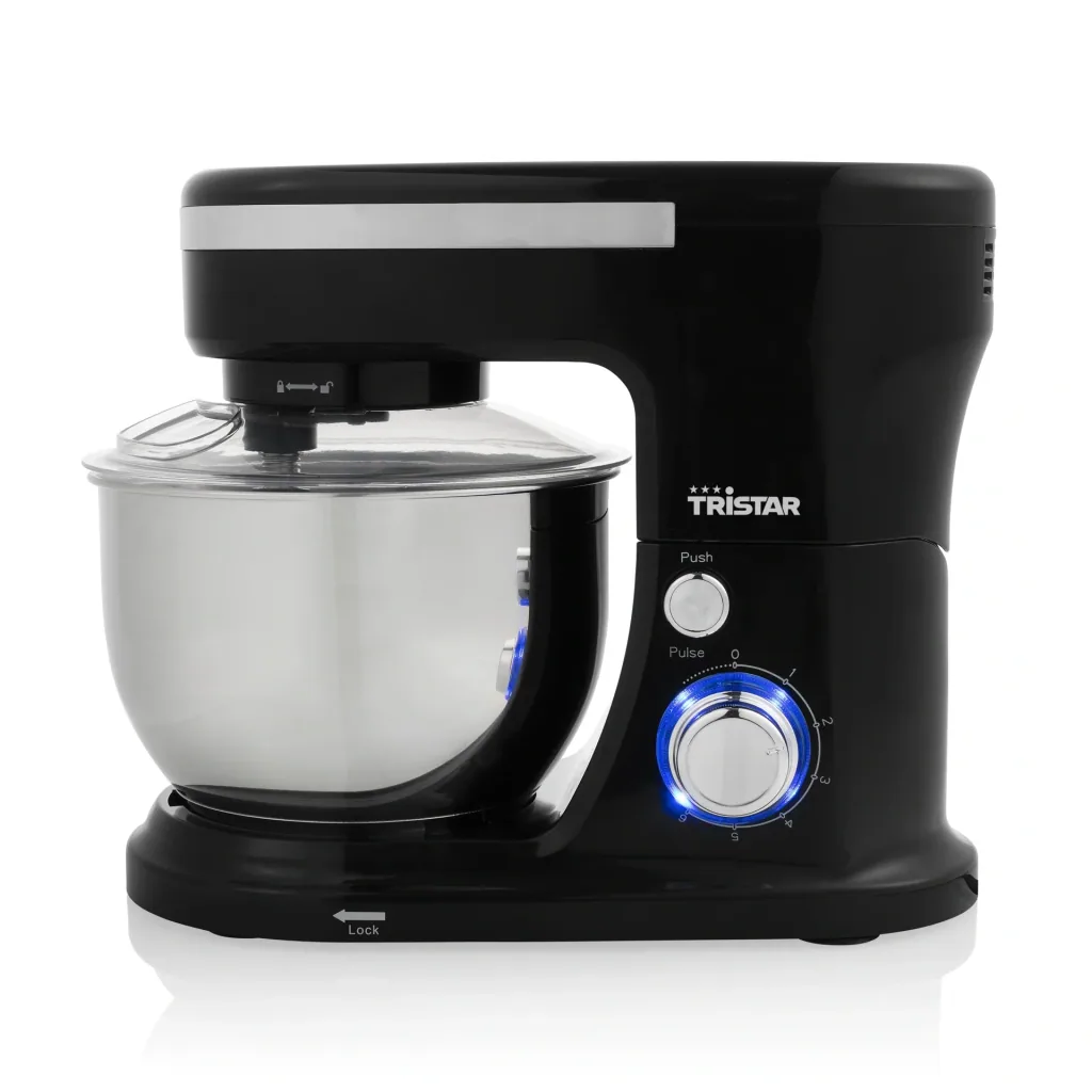 Food processor with 4 l stainless steel bowl