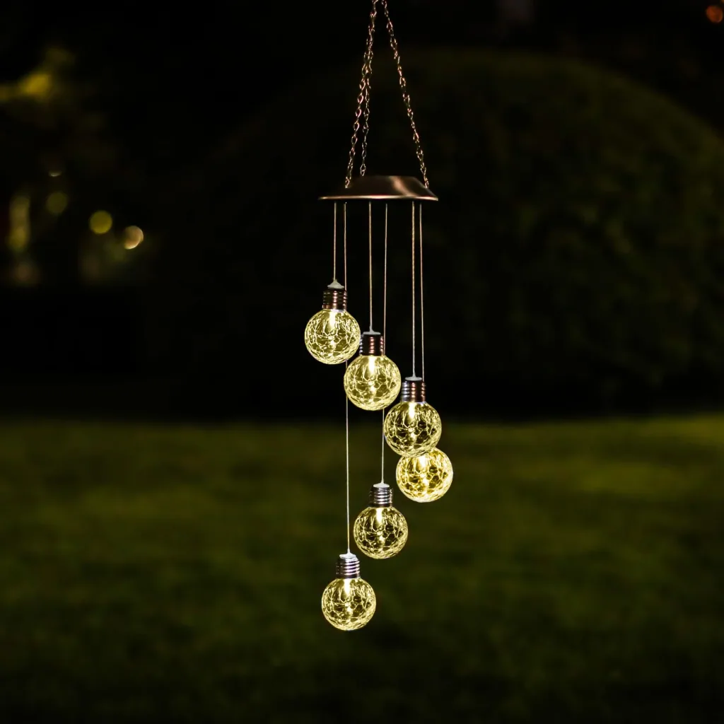 LED solar lights with warm white light