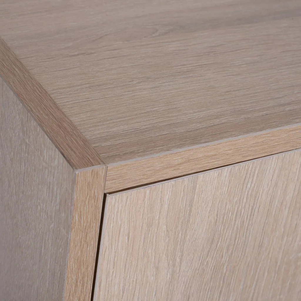 6 compartments bookcase standing shelf room divider decorative shelf cabinet wood natural 61.5 x 29.5 x 80 cm