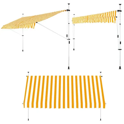 Klem canopy yellow/white 300cm