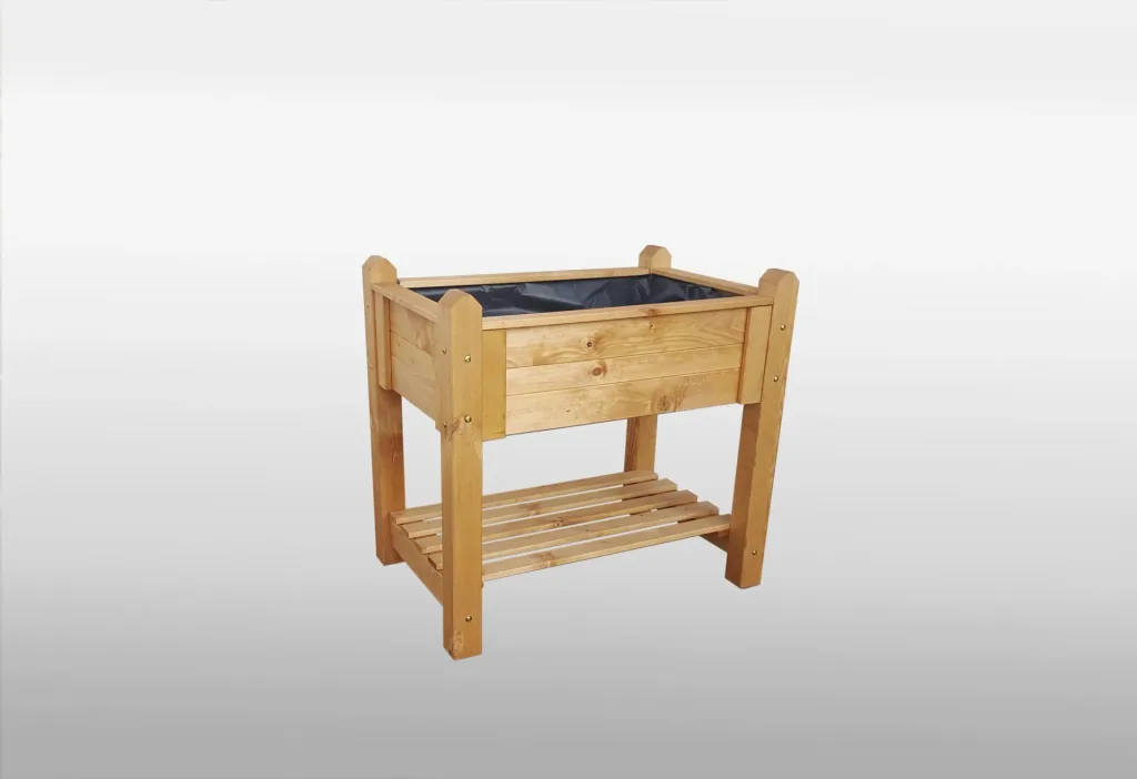 Solid herb bed, honey brown, small