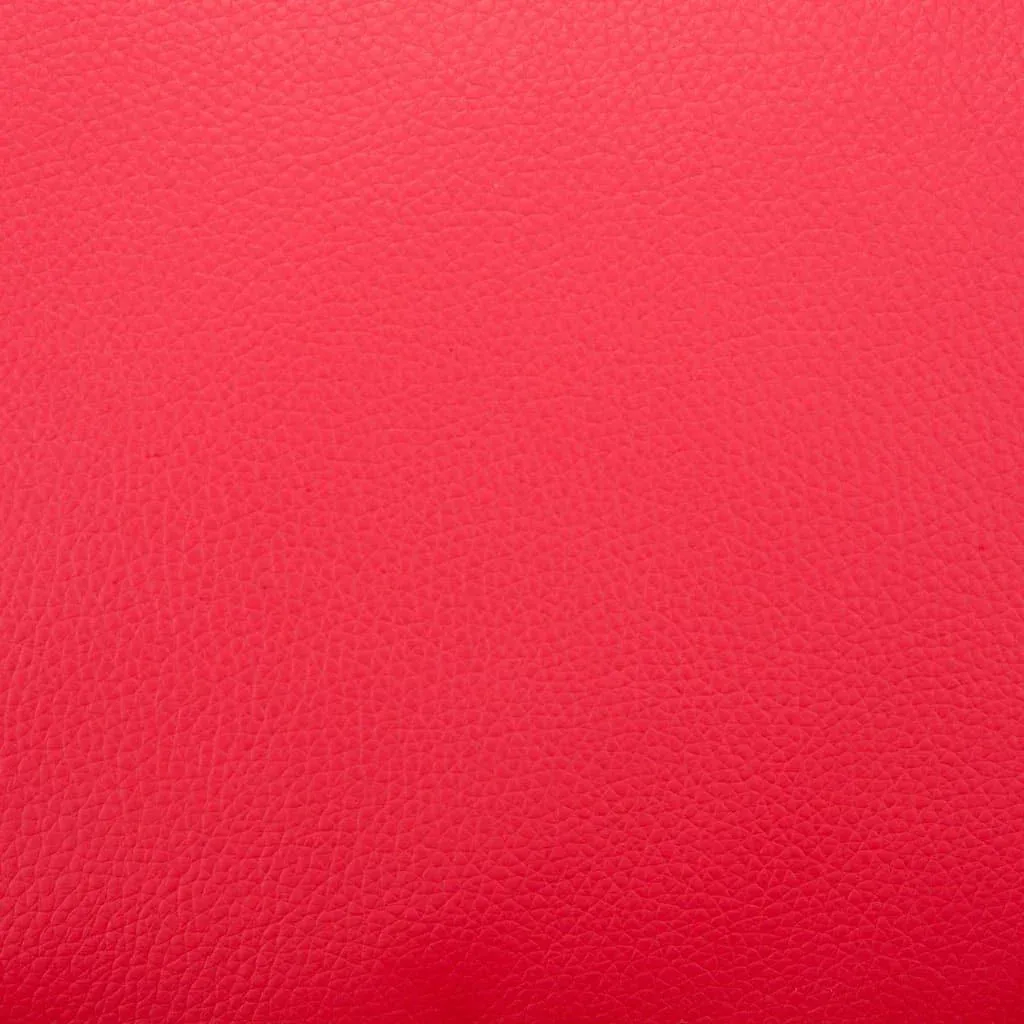 Massage table adjustable with footstool artificial leather red