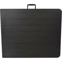 Folding table - camping table - folding table - wood look - 180 x 75 x 74 cm