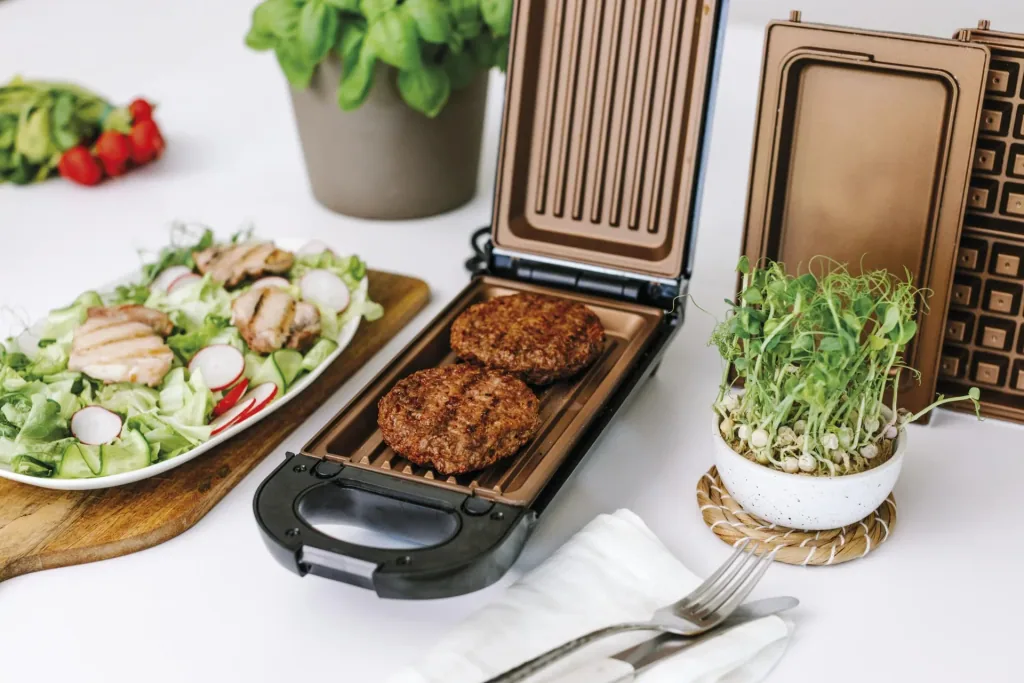 Copperline Flipswitch multifunctional grill, 800 W including recipe booklet