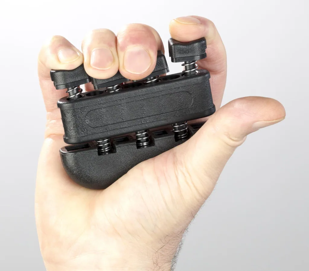 Multi finger and hand trainer, 5 pieces