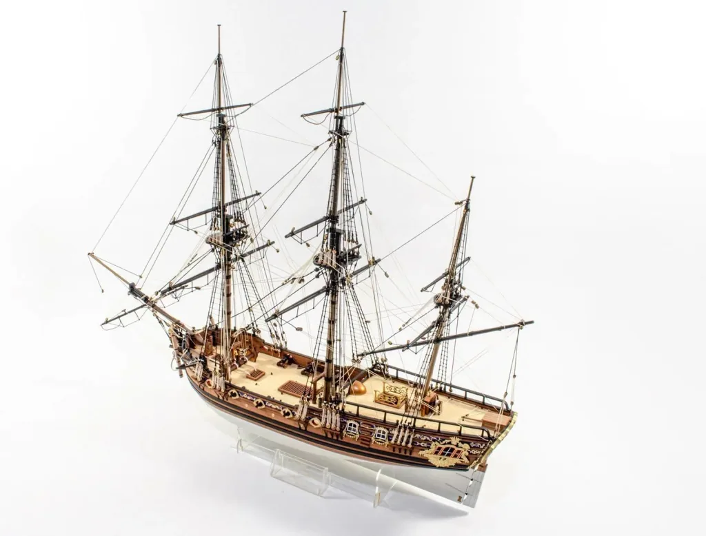 Duches of Kingston 1778 kit in 1:64 scale