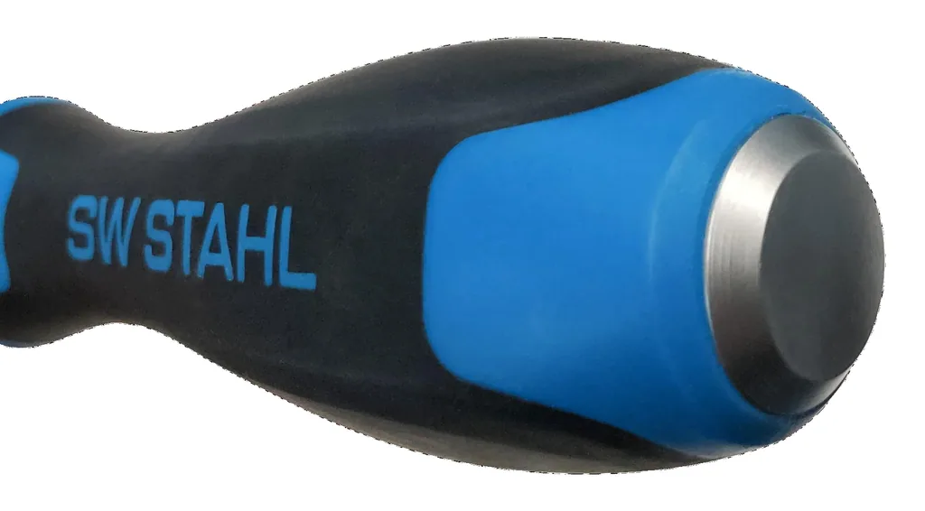 Screwdriver set, impact-resistant, slotted and Phillips, 5 pieces