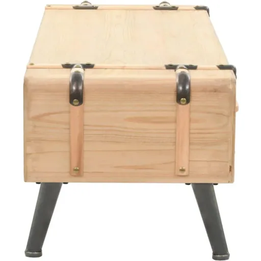 TV cabinet 120x33x35 cm made of solid pine wood