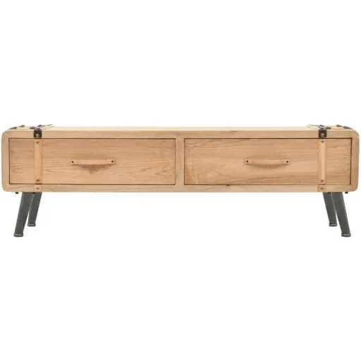 TV cabinet 120x33x35 cm made of solid pine wood