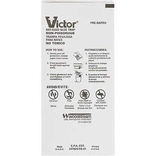 Victor Glue Trap - for Rats - 24 Pieces