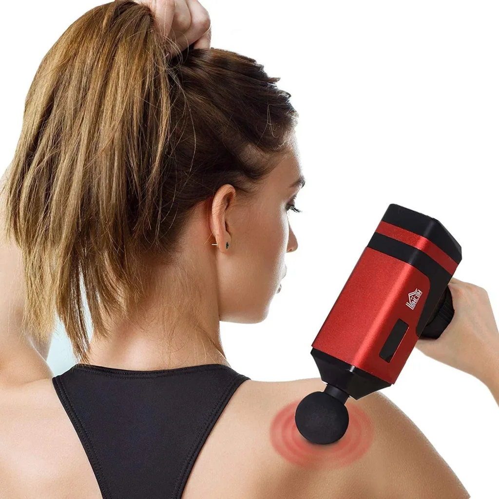 Massager with 6 interchangeable heads