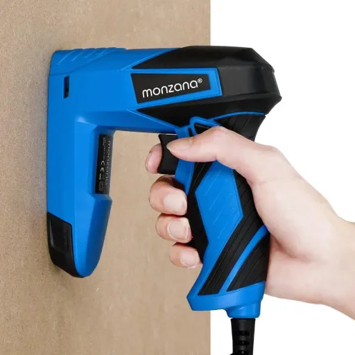 Electric stapler - incl. 400 staples + 100 nails