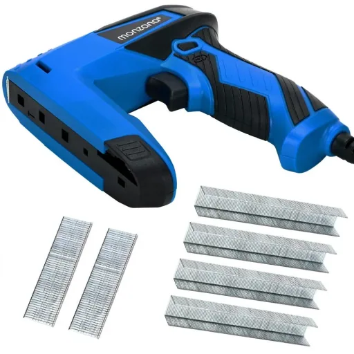 Electric stapler - incl. 400 staples + 100 nails