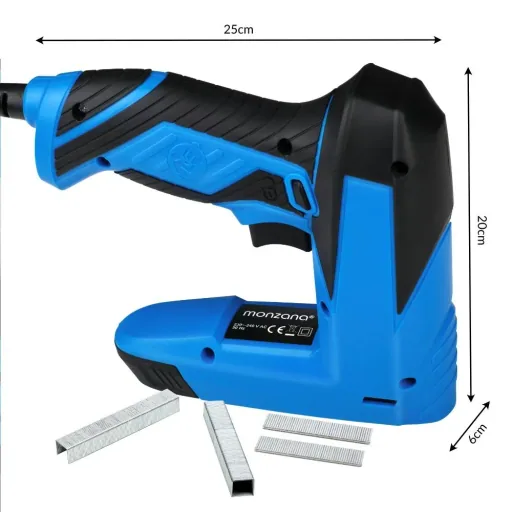 Electric stapler - incl. 400 staples + 100 nails