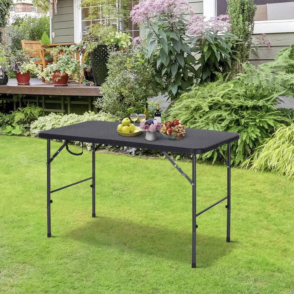 Camping table black