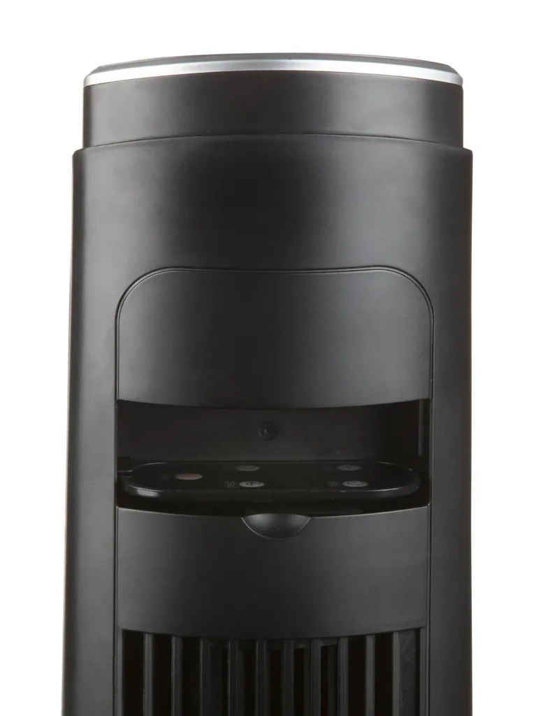 Column fan with swivel function