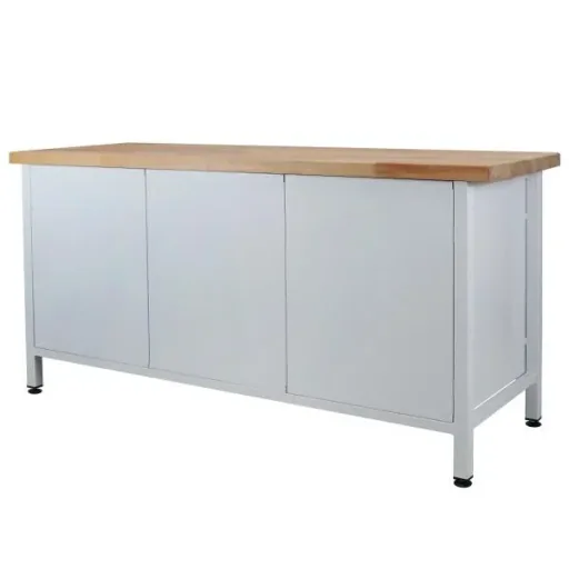 Workbench / work table 4 drawers, 3 shelves, 1 door, L1700xW600xH840mm