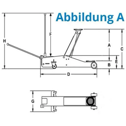 TROLLEY JACK GRH 2/800 HD