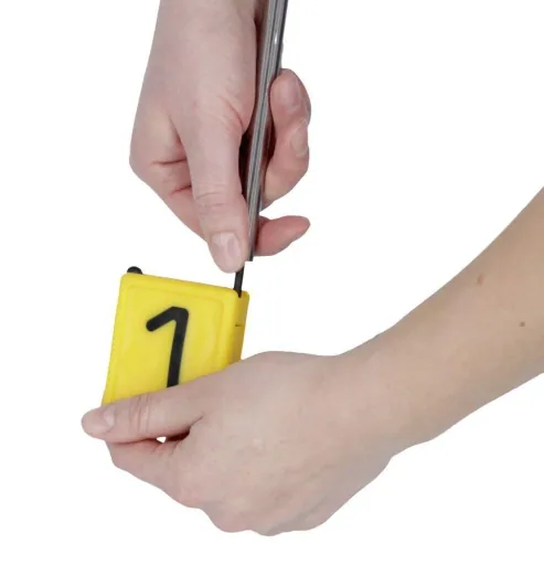 Mounting tool for number blocks Duo