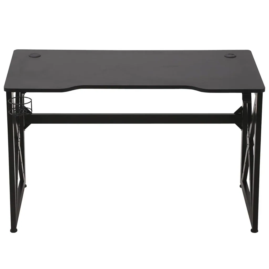 Computer desk with LED lights monitor shelf PC table desk with cup holder e-sports style office table with adjustable