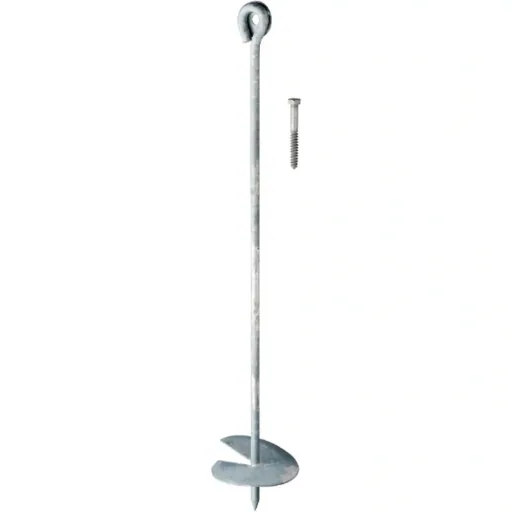 Ground anchor with screw 500mm. Gep