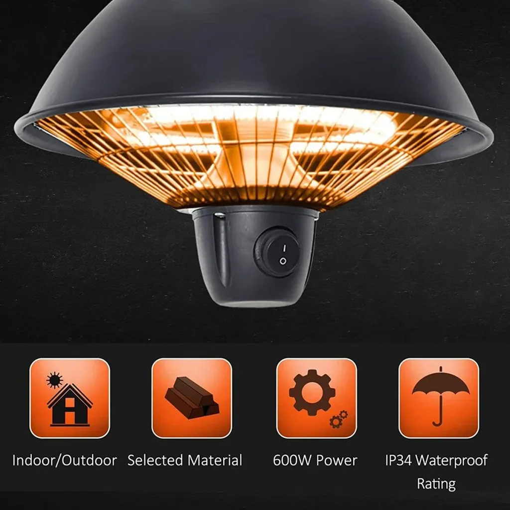 Patio heater - heater - hanging - 600W