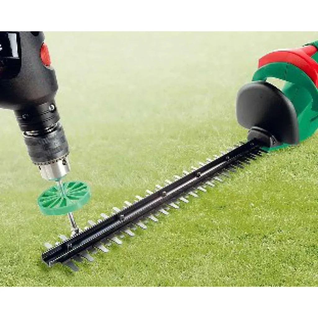 Sharpening attachment for hedge trimmer, set of 2
