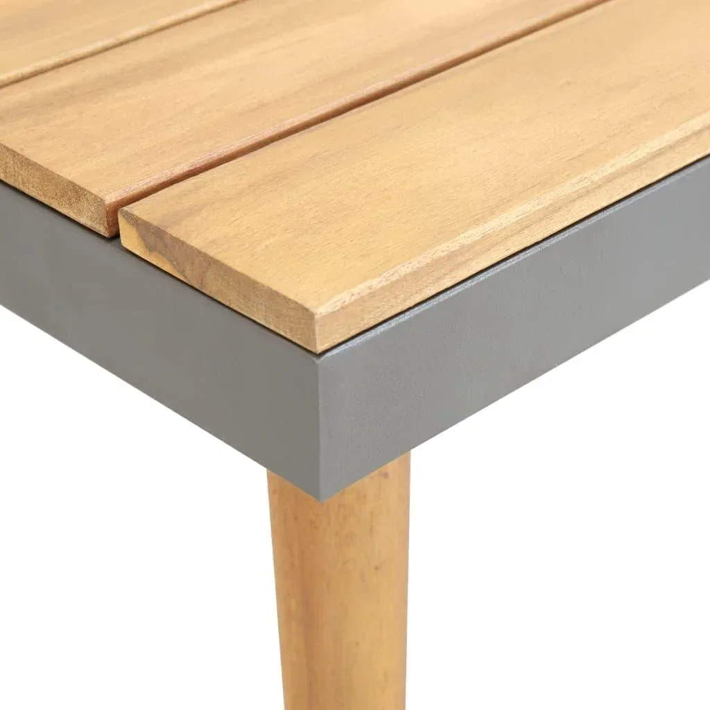 Garden table 60x60x31.5 cm solid acacia wood
