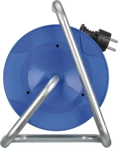 3-way cable reel with USB for indoor use, 15m
