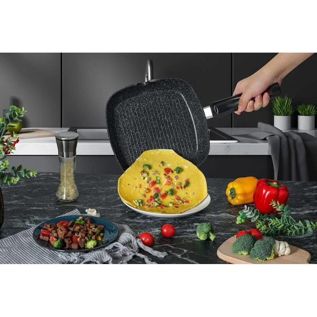 Grill pan - 28 cm - Black