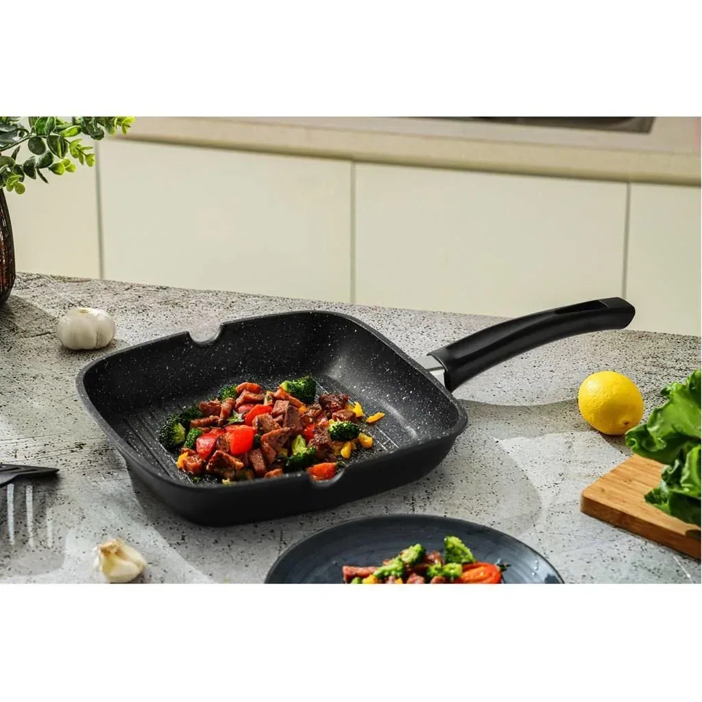 Grill pan - 28 cm - Black