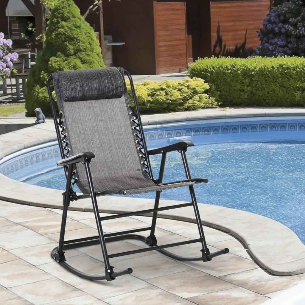 Rocking chair with pillow
