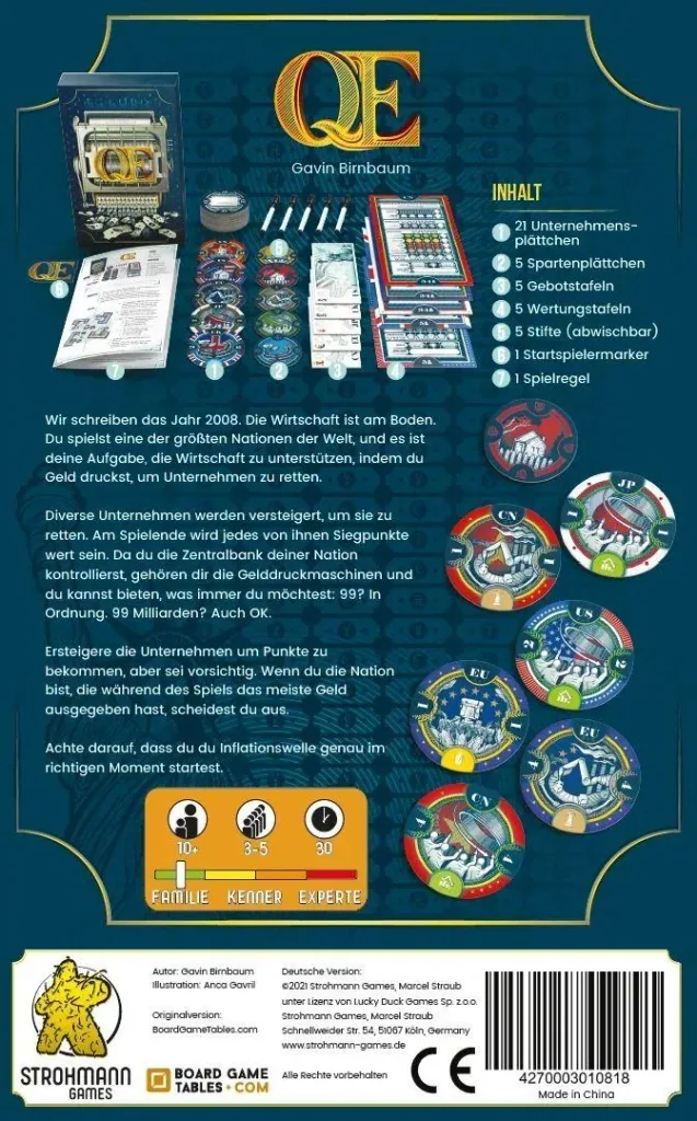 Q.E. Board Game