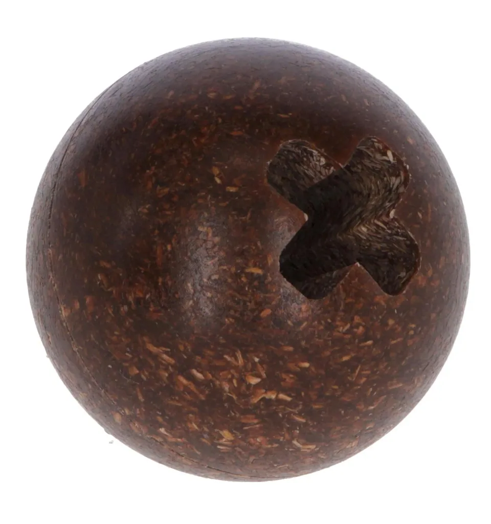 Bite ball natural for pigs Ø 75 mm without chain