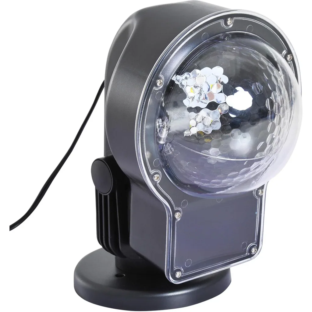 LED projector lights light effect snowflake Christmas black